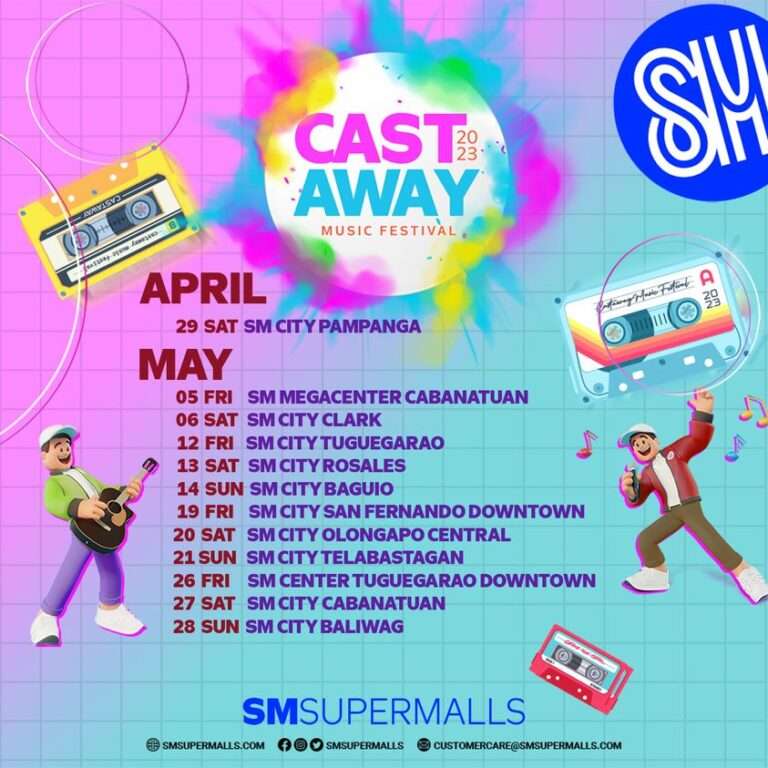 Castaway Music Festival 2023 Crawl SM City Malls Staycations